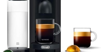 Cafetera y cafetera espresso Nespresso Vertuo Plus Deluxe de De'Longhi, color negro mate